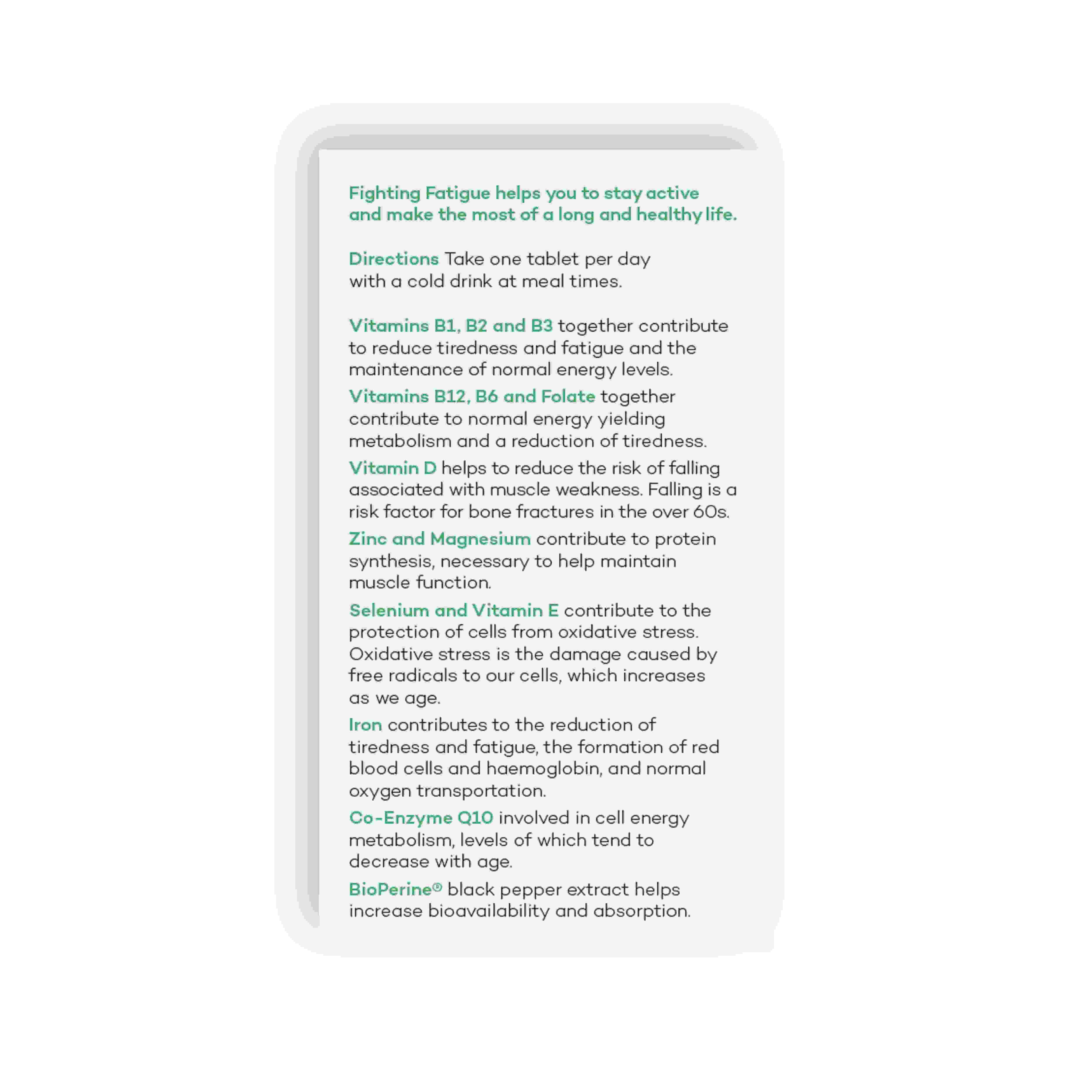 Fighting Fatigue (120 tablets)